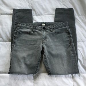 Banana Republic gray cropped pants